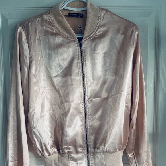 Satin Bomber Jacket - Picture 3 of 3